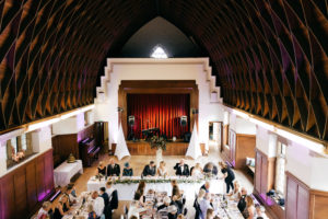 Wedding reception in parish hall at St Wilfrid Harrogate